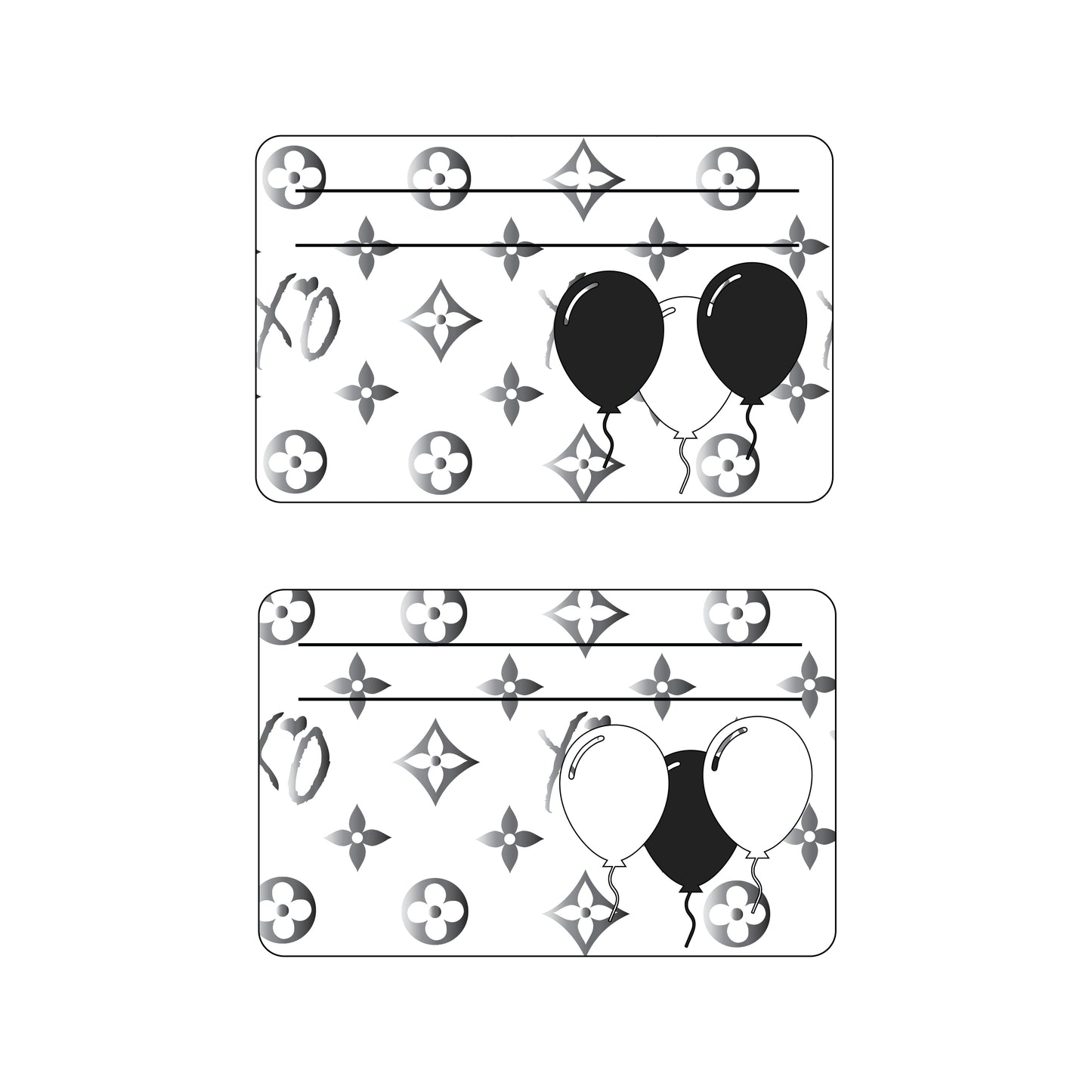 House of Balloons Card Holder